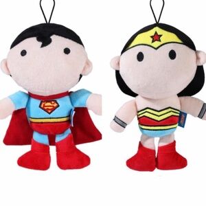 DC Comics for Pets mini Superman Wonder Woman Dog Toys